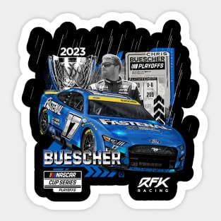 Chris Buescher Series Playoffs Fastenal Sticker